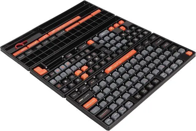 Alt view image 5 of 7 - 154 Key PBT Keycap Set, XDA Height, Five Sided Thermal Sublimation, Mechanical Keyboard Compatible, for 61/87/98/104/108 Keys, with Keycap Puller
