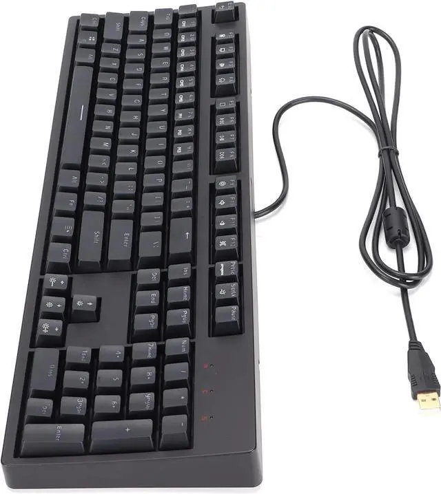 Main image of Mechanical Gaming Keyboard, Wired Gaming Mechanical Keyboard Full 104 Keys Ergonomic Keyboard RGB Desktop Computer Keyboard for 2000/xp/7/8/10
