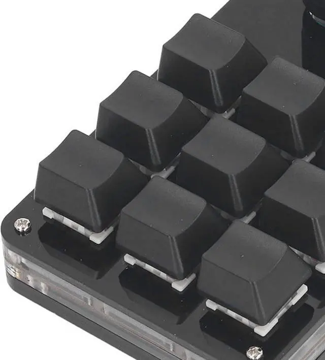 Alt view image 7 of 7 - Mini Keypad, 9 Key Mini Programmable Keypad RGB LED Mechanical Keyboard Gaming Keypad with USB C Cable & RGB LED Light, Valve