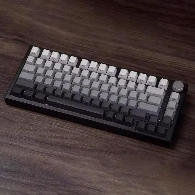 Alt view image 7 of 7 - Hyekit VGN A75 Rapid Trigger Gaming Keyboard - 75% Hall Effect Magnetic Switch Keyboard, Adjustable Actuation, Key Macro, RGB, Gasket, HotSwap, Gradient Side Printed Keycaps, for Win/MAC, Black