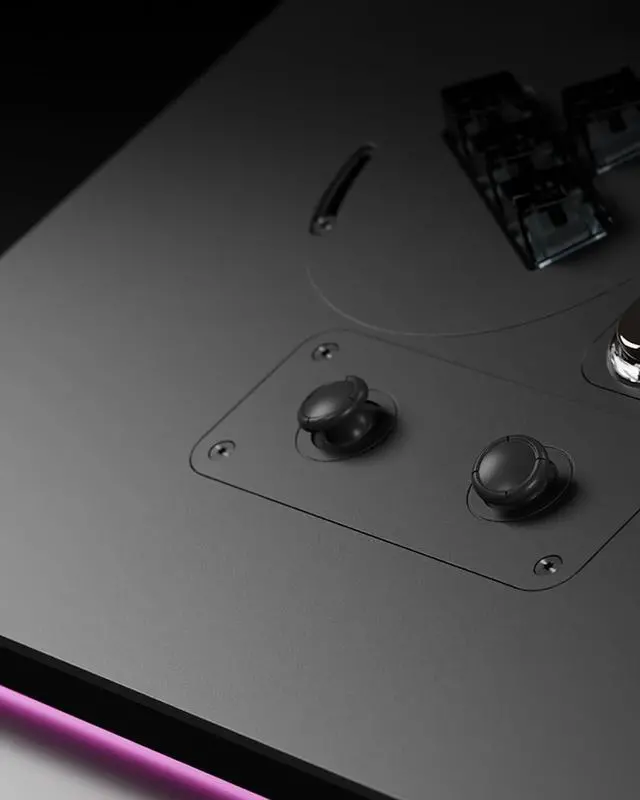 Alt view image 2 of 4 - SIXSIR Haute42 Leverless Controller X1 Removable Joystick Module Arcade Controller for PC/PS4/PS3/Switch(Black)