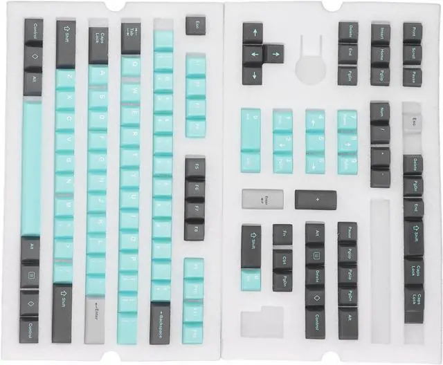 Alt view image 5 of 7 - Universal 126 Key PBT Mechanical Keyboard Keycap Set, Cherry Height, English Layout, Sturdy and Abrasion Resistant, Professional DIY Design for Keyboard Enthusiasts