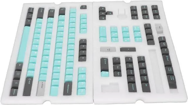 Alt view image 7 of 7 - Universal 126 Key PBT Mechanical Keyboard Keycap Set, Cherry Height, English Layout, Sturdy and Abrasion Resistant, Professional DIY Design for Keyboard Enthusiasts