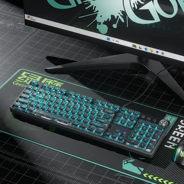 Alt view image 6 of 7 - Custom Pudding Keycaps Set 104 Keycaps,PBT Double Shot Backlight OEM Profile Keycap for ANSI (US) Standard Layout Mechanical Gaming Keyboards,Full Size,TKL,60% (Pudding NO.1)