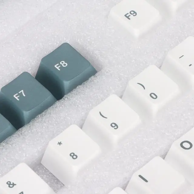 Alt view image 6 of 7 - 128 Key PBT Keycap Set, Mechanical Keyboard Accessory, DIY Replacement with Contrast Colors, Cherry Height, Universal Compatibility, Ergonomic Design (Botanical Garden)