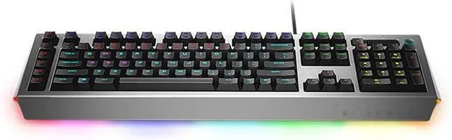 Alt view image 4 of 5 - Mechanical Keyboard RGB Backlit Large Size USB Wired Mechanical Feeling Multimedia PC Gaming Keyboard,Office Keyboard for Working or Primer Gaming,Office Device Fully Progammable, Durable Aluminum Fr