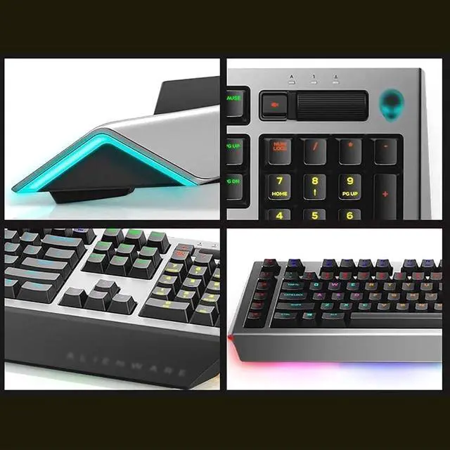 Alt view image 5 of 5 - Mechanical Keyboard RGB Backlit Large Size USB Wired Mechanical Feeling Multimedia PC Gaming Keyboard,Office Keyboard for Working or Primer Gaming,Office Device Fully Progammable, Durable Aluminum Fr