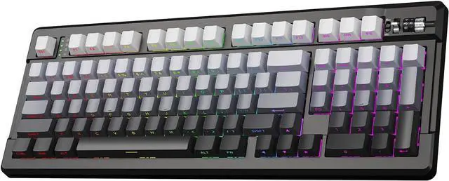 Main image of SEUNKWANG EWEADN X99 Wireless Mechanical Keyboard - 99 Keys, Three Mode Connectivity- BT5.0/2.4GHz/USB-C, Hot-Swappable PCB, Gasket Mount, 8000mAh Battery, PBT Double-Shot Keycaps, 16.8M RGB Lighting