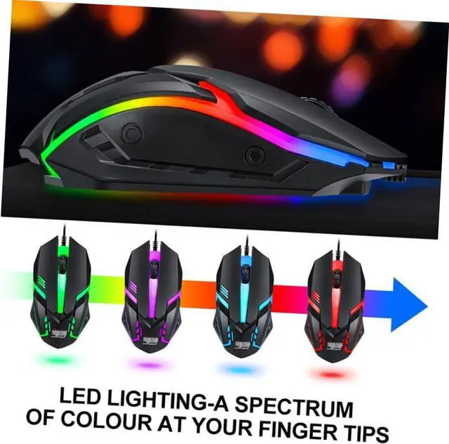 Alt view image 7 of 7 - LIFKICH Complete Gaming Bundle: Keyboard Mouse Headset Pad Led Backlit Keyboard Gaming Mouse Set Canada