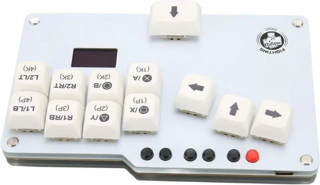 Alt view image 3 of 7 - Mtlavishness Fight Stick Fighting Game Keyboard 22. 0×14. 0×5. 0 for Fighting Box Keyboard for WASD Gp2040 Ce Fightstick Fight Stick with for Cherry Mx for Ps3 Fight Pad Keyboard