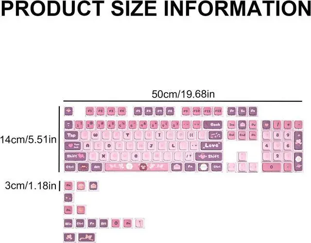 Alt view image 5 of 7 - Unique Cartoon Pattern Key Cap for Mechanical Keyboard Dirt and Dust Resistant Ergonomic Key Cap Easy to Use