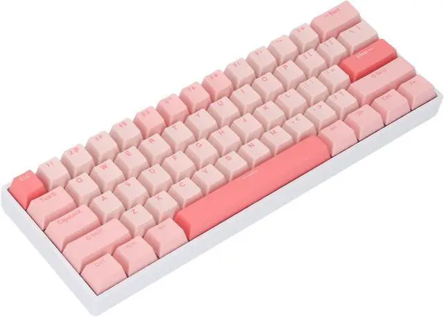 Alt view image 5 of 7 - TYTOGE 60% Mechanical Gaming Keyboard 61 Keys 2.4G 3.0 5.0 Type C Wired RGB Keyboard Blue Switch for for HarmonyOS for Android for iOS