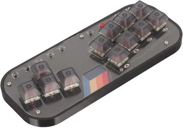 Alt view image 2 of 7 - SOCD Controller Fighting Stick  Compact Mechanical Switch Keyboard for Arcade and Mixbox Gaming