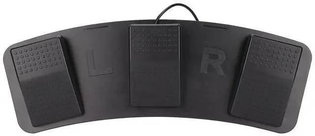 Alt view image 7 of 7 - USB Triple Foot Switch Pedal, Programmable USB Foot Control Keyboard Action Switch Pedal HID, Multifunctional Ergonomic Triple USB Foot Pedal for Video Game Office (FS23_PM (Mechanical Switch))