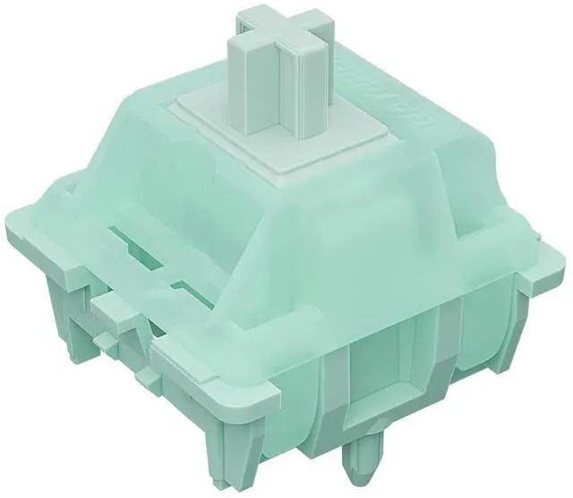 Main image of Kutethy X Gateron Jade Series Mint Keyboard Switch for Mechanical Gaming Keyboard,Dual-Stage Spring 5-Pin Linear Pre-Lubed Switches(Mint,45Pcs)