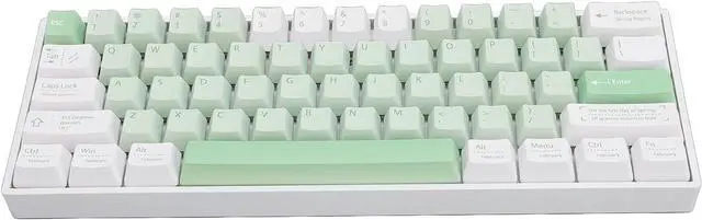 Main image of 60% Mechanical Gaming Keyboard, 2.4G Wire Less RGB Backlit Mechanical Keyboard with Red Switch, Full Key Hot Swappable, 61 Keys Wired Mini Keyboard for PC Gamer