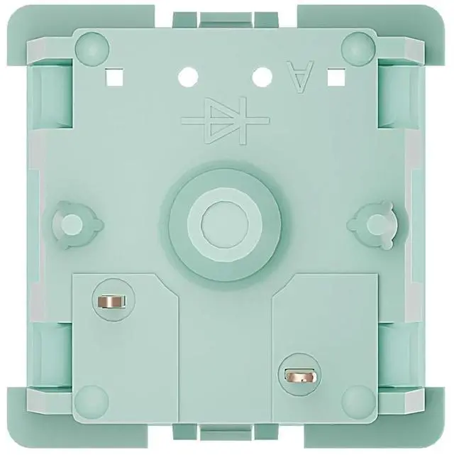 Alt view image 5 of 7 - Kutethy X Gateron Jade Series Mint Keyboard Switch for Mechanical Gaming Keyboard,Dual-Stage Spring 5-Pin Linear Pre-Lubed Switches(Mint,45Pcs)