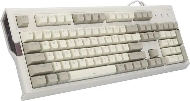 Alt view image 5 of 7 - Gaming Keyboard,Mechanical Gaming Keyboard,PBT Spherical Keycaps,Vintage Stable 14 Lighting Effects Mechanical Keyboard for PC Gamers (Blue Switch)