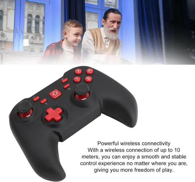 Alt view image 4 of 7 - 5.0 Game Controller, 6 Axes Wakeup Auto Vibration Rechargeable Gamepad with for