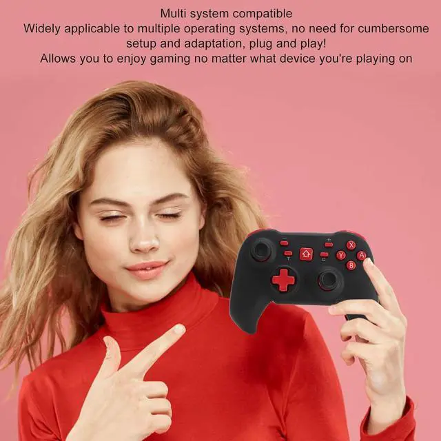 Alt view image 2 of 7 - 5.0 Game Controller, 6 Axes Wakeup Auto Vibration Rechargeable Gamepad with for