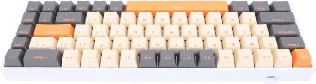 Main image of 68 Keys RGB Backlit Red Switch Mechanical Keyboard, 2.4G BT3.0 5.0 Type C Wired, Long Battery Life for Wins 2000, ME, XP, Vista, 7, OS, 8, 10, iOS