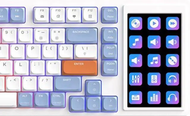 Alt view image 3 of 7 - Vsenkes 81 Keys Mechanical Keyboard Wired USB Ergonomic High Performance Premium Office Keyboard Computer Keyboard for Laptop Desktop, Brown Switches