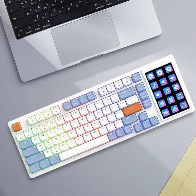 Alt view image 2 of 7 - Vsenkes 81 Keys Mechanical Keyboard Wired USB Ergonomic High Performance Premium Office Keyboard Computer Keyboard for Laptop Desktop, Brown Switches