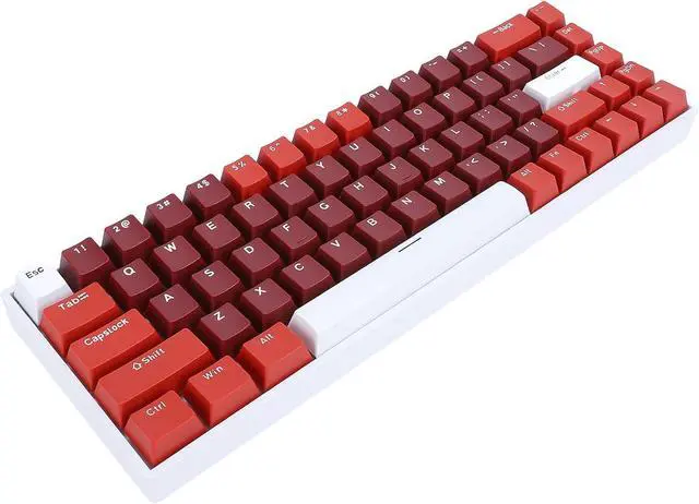 Main image of Portable 60% Mechanical Gaming Keyboard, RGB Dynamic Backlit Compact 68 Keys Mini Wired Office Keyboard with Red Switch for Laptop PC