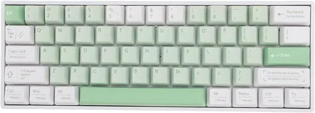 Main image of Mechanical Gaming Keyboard, 61 Keys Type C Wired Mechanical Keyboard, Hot Swappable Blue Switch RGB Backlit Keyboard for Home Office School