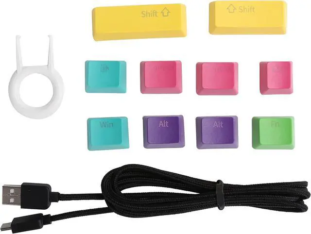 Alt view image 6 of 7 - Keyboard, Practical 87Key Dual Mode Gaming Keyboard for Home for Computer for Gaming for Office (Black)