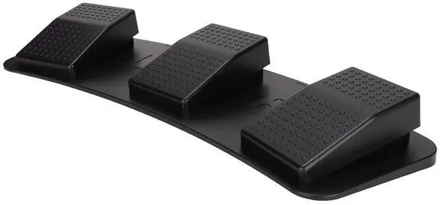 Alt view image 3 of 7 - USB Triple Foot Switch Pedal, Programmable USB Foot Control Keyboard Action Switch Pedal HID, Multifunctional Ergonomic Triple USB Foot Pedal for Video Game Office (FS23_PM (Mechanical Switch))