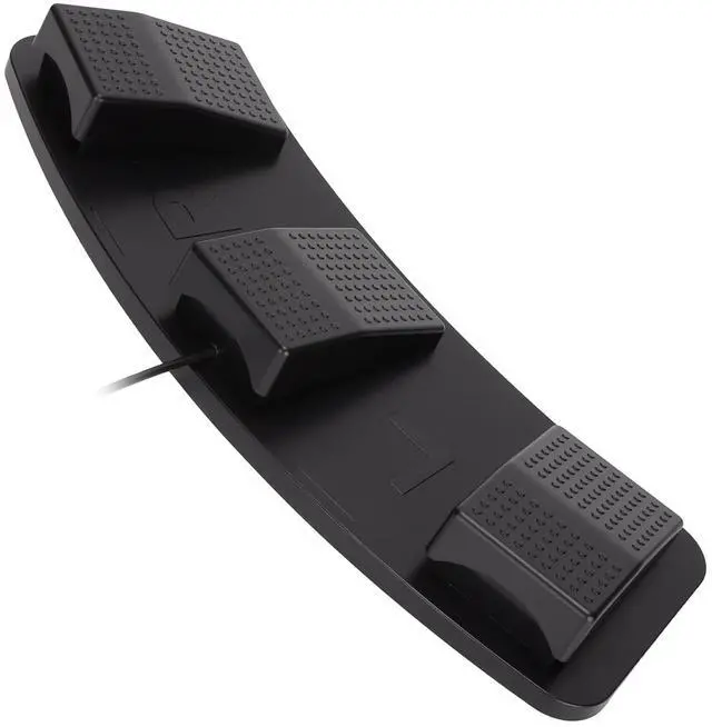 Alt view image 4 of 7 - USB Triple Foot Switch Pedal, Programmable USB Foot Control Keyboard Action Switch Pedal HID, Multifunctional Ergonomic Triple USB Foot Pedal for Video Game Office (FS23_PM (Mechanical Switch))