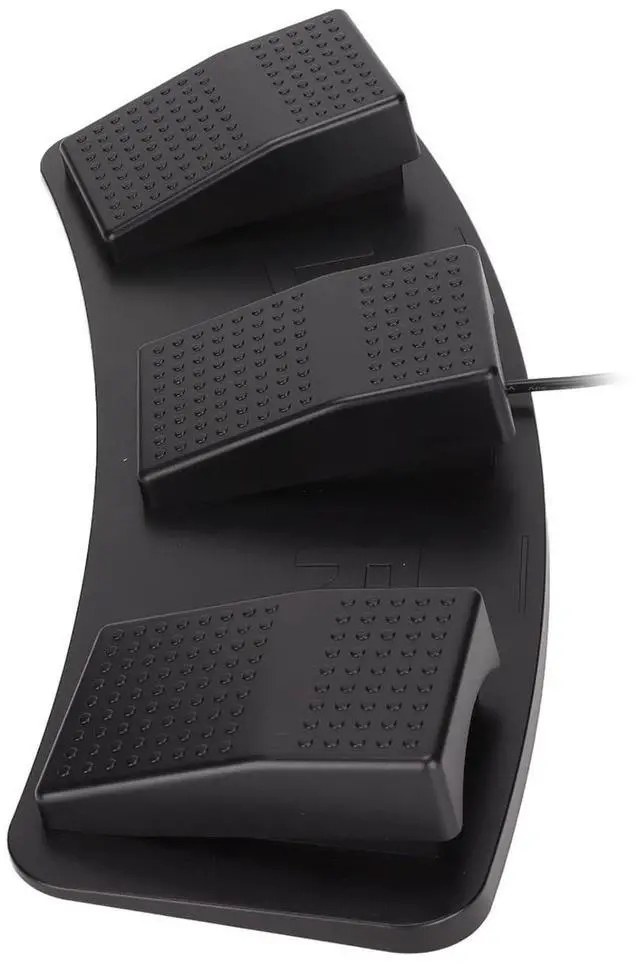 Alt view image 5 of 7 - USB Triple Foot Switch Pedal, Programmable USB Foot Control Keyboard Action Switch Pedal HID, Multifunctional Ergonomic Triple USB Foot Pedal for Video Game Office (FS23_PM (Mechanical Switch))