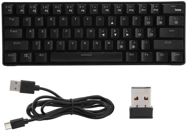 Main image of Wired Keyboard Dual Mode RGB Gaming Mechanical Computer Supplies YK600 2.4G Receiver