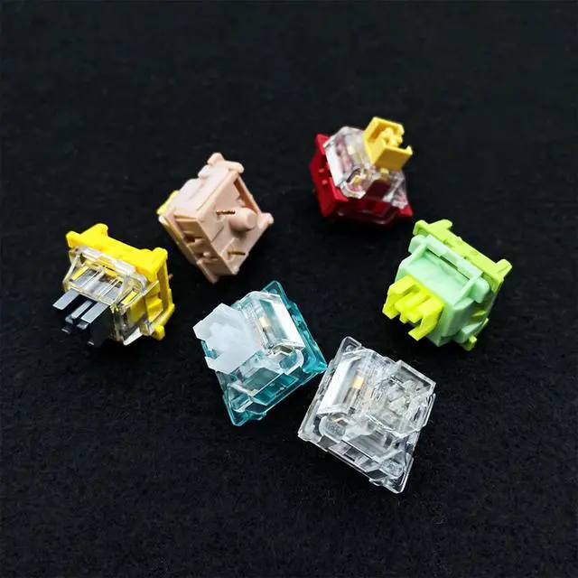 Alt view image 2 of 7 - Mllepjdh Silent/Clicky Switches Mechanical Keyboard Switch 3Pin Lube Gaming MX Switches Linear Switch 70/90/110 Set Mechanical Keyboard Switch Switches Lubed