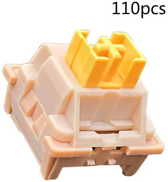 Alt view image 5 of 7 - Mllepjdh Silent/Clicky Switches Mechanical Keyboard Switch 3Pin Lube Gaming MX Switches Linear Switch 70/90/110 Set Mechanical Keyboard Switch Switches Lubed