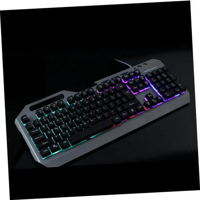 Alt view image 2 of 4 - EVGOOGYY Keyboards Backlit Keyboard Game Keyboard Gaming Keyboard Computer Keyboard Gaming Accessories Mechanical Keyboard Shine Machine, Black, 64432