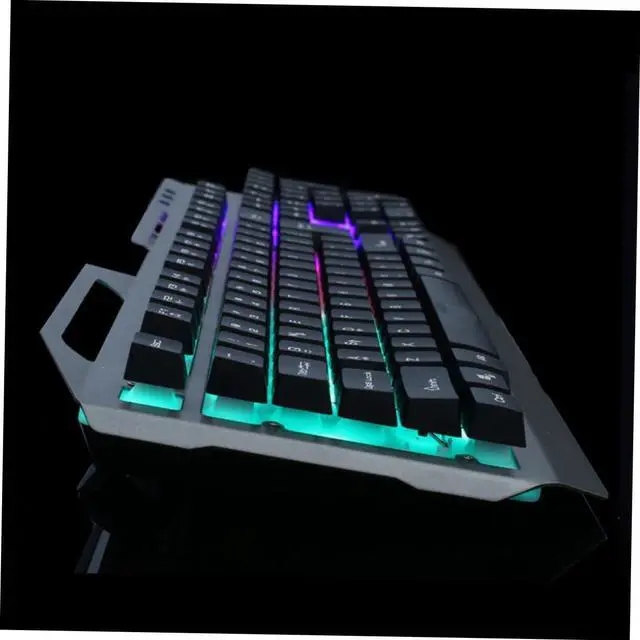 Alt view image 4 of 4 - EVGOOGYY Keyboards Backlit Keyboard Game Keyboard Gaming Keyboard Computer Keyboard Gaming Accessories Mechanical Keyboard Shine Machine, Black, 64432
