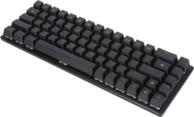 Main image of Mechanical Gaming Keyboard, Hot Swappable Mechanical Keyboard 2.4G 2000mAh Blue Switches 3 Modes 61 Keys for Smartphones for 7 8 10 11 (Black)