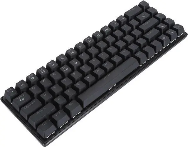 Alt view image 4 of 7 - Mechanical Gaming Keyboard, Hot Swappable Mechanical Keyboard 2.4G 2000mAh Blue Switches 3 Modes 61 Keys for Smartphones for 7 8 10 11 (Black)