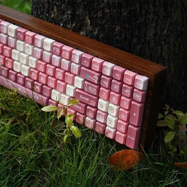 Alt view image 4 of 7 - key cap 127 keys key cap xda profile key cap sublimation key cap set for switch mechanical keyboard mechanical keyboard accessories professional gaming accessories