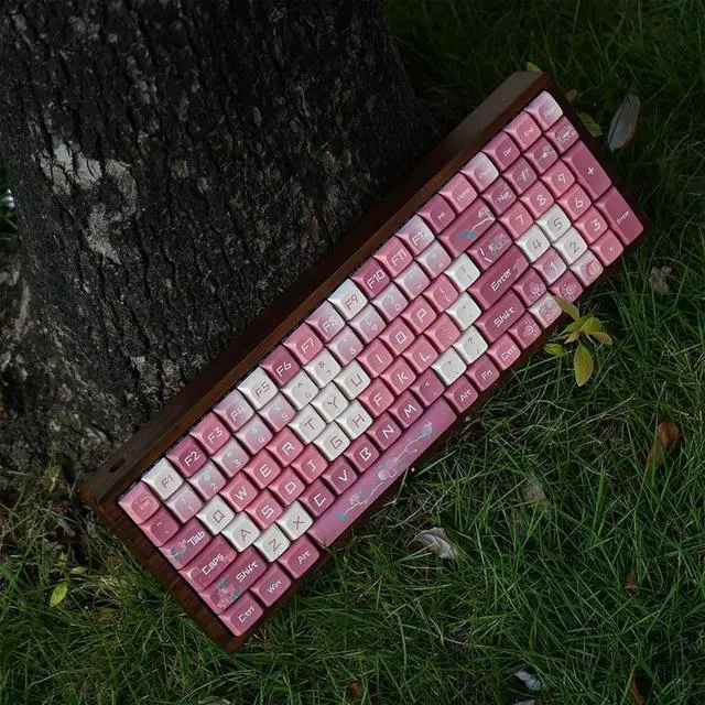 Alt view image 6 of 7 - key cap 127 keys key cap xda profile key cap sublimation key cap set for switch mechanical keyboard mechanical keyboard accessories professional gaming accessories