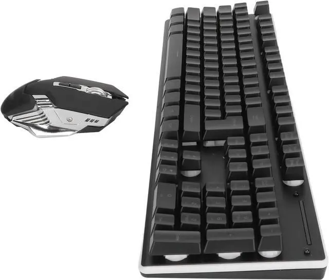 Main image of Gaming Keyboard and Mouse Combo,RGB Backlit Rechargeable 2800mAh Battery Mechanical 104 Keys Keyboard,3200DPI Mice,for PC Gamer Desktop Computer