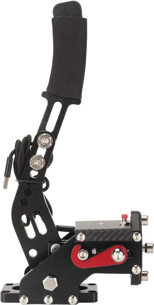 Alt view image 6 of 7 - 2 in 1 PC Sim Racing Game Handbrake - USB Plug and Play, High Accuracy, Compatible with G27 G25 G29 T500 T300, (Black)