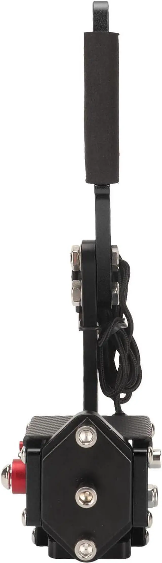 Alt view image 5 of 7 - 2 in 1 PC Sim Racing Game Handbrake - USB Plug and Play, High Accuracy, Compatible with G27 G25 G29 T500 T300, (Black)