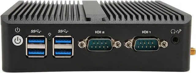 Alt view image 6 of 7 - Mini PC, High Low Temperature Resistant CPU J4125 Support 4K Fanless Industrial PC Heat Dissipation 100-240V Dual Gigabit LAN Ports for Industrial Equipment (CPU J4125+DDR4