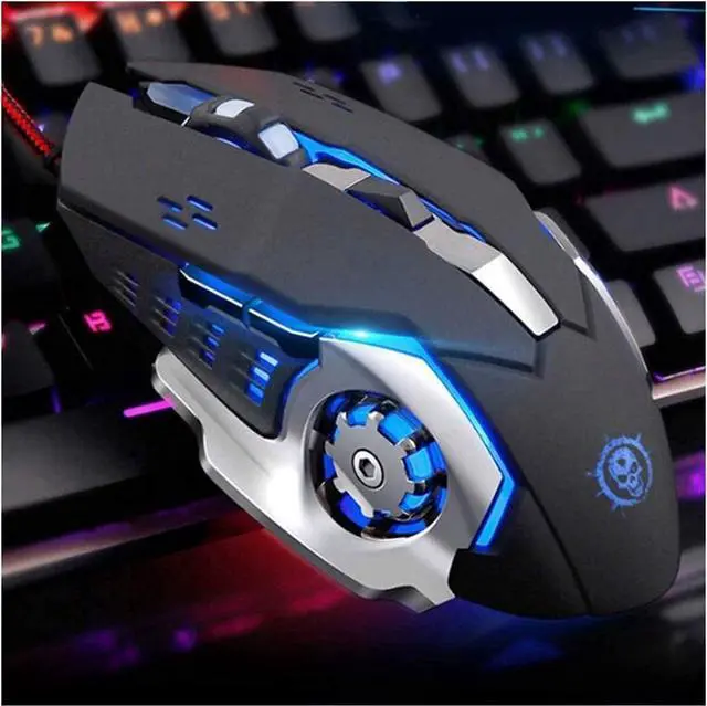 Alt view image 4 of 7 - Corsehild RGB Gaming Keyboard and Backlit Mouse and Headset Combo,USB Wired Backlit Keyboard,LED Gaming Keyboard Mouse Set,Headset with Microphone for Laptop PC Computer Game and Work