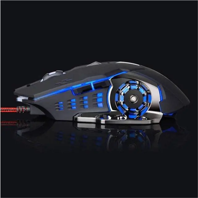 Alt view image 6 of 7 - Corsehild RGB Gaming Keyboard and Backlit Mouse and Headset Combo,USB Wired Backlit Keyboard,LED Gaming Keyboard Mouse Set,Headset with Microphone for Laptop PC Computer Game and Work