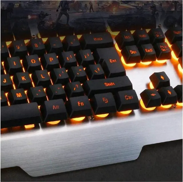 Alt view image 7 of 7 - Corsehild RGB Gaming Keyboard and Backlit Mouse and Headset Combo,USB Wired Backlit Keyboard,LED Gaming Keyboard Mouse Set,Headset with Microphone for Laptop PC Computer Game and Work