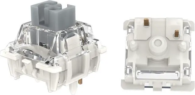 Main image of GUYEKS Gateron KS-9 Pro 3.0 Silver pre Lubricated 5-pin Linear Switch Compatible with MX Mechanical Key Game Keyboard switches (72PCS,Pro Silver 3.0 5pin)